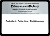 Code Card - Battle Heart Tin [Volcanion]