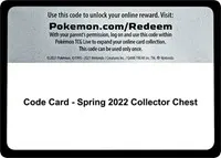 Code Card - Spring 2022 Collector Chest